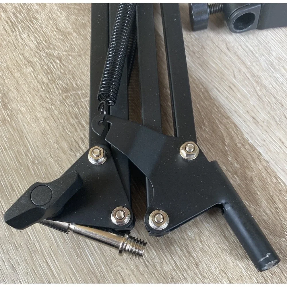 Recording Microphone Suspension Boom Scissor Arm Holder Microphone Stand